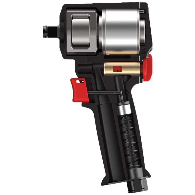 Rázový pneumatický utahovák 1/2 Black Edition s mechanismem Jumbo Hammer