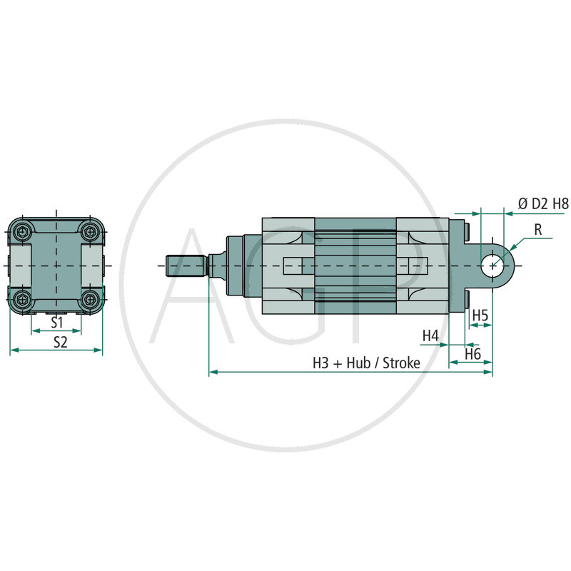 ZTI-BEF-B-40 Otočné vidlicové upevnění