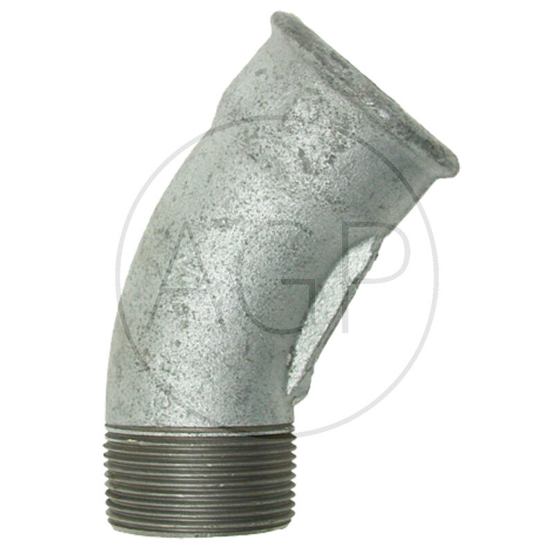 Koleno s přípojem 1, 45°, 1x vnitřní a 1x vnější závit