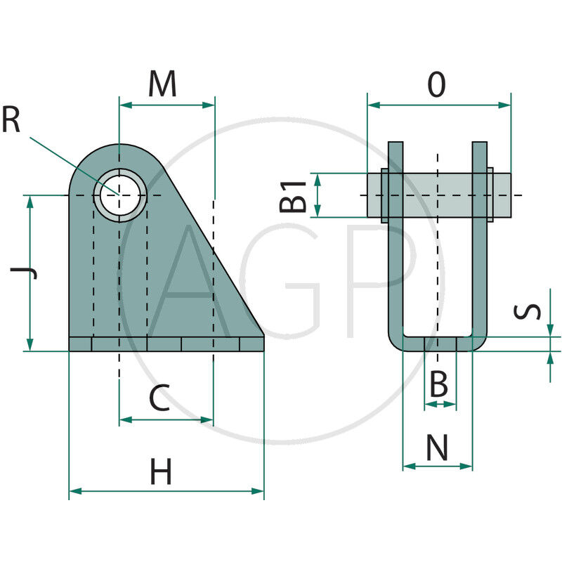ZTI-BEF-RB-12/16 Opěrné ložisko
