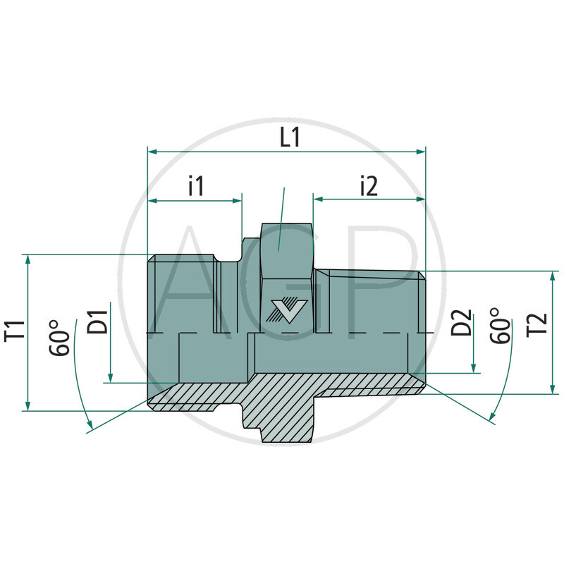 GA-AGR 3/4 - BSPT 3/4 VA