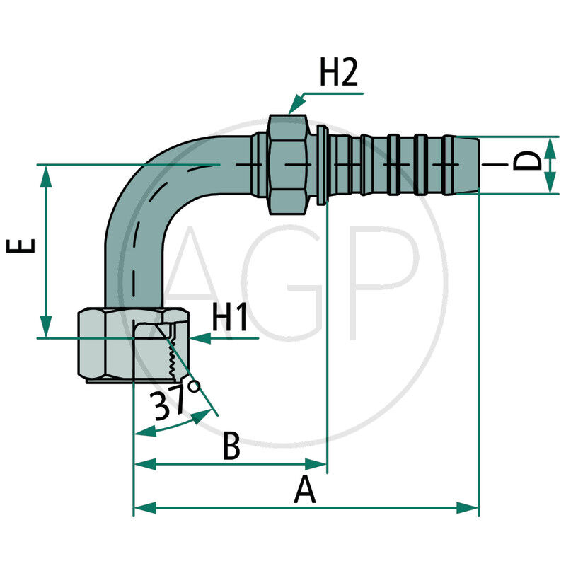PNB 12 DKJ 7/8 90°M