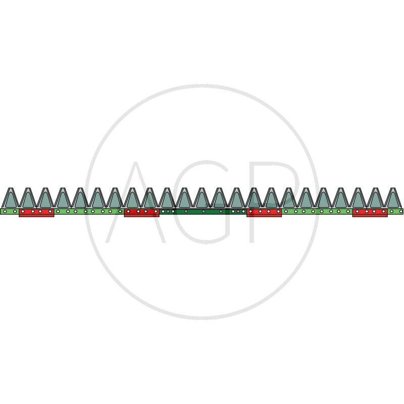 Nůž žací lišty ESM o délce 1070 mm s počtem 21 čepelí, FL 2+3 / 7+8