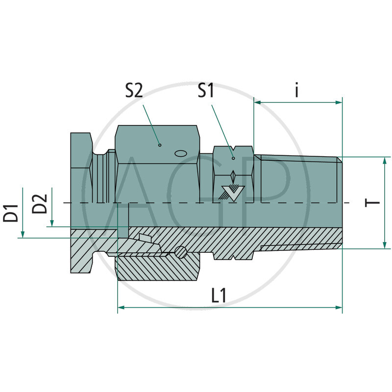EGVD 35 L- 1.1/4 NPT VA