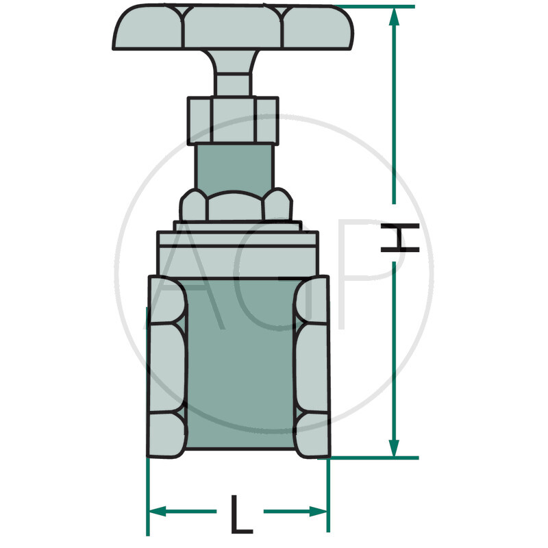 Hrdlový uzávěr s vnitřním závitem 4
