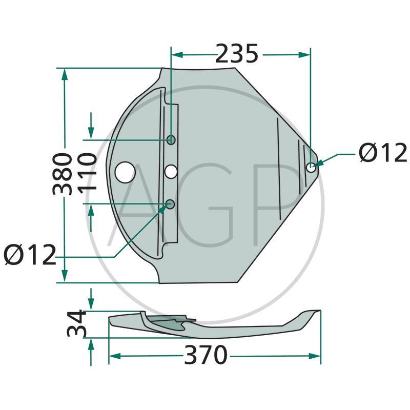 Splaz pro Deutz-Fahr, Vicon/PZ, na typy CM 167, 240, 247