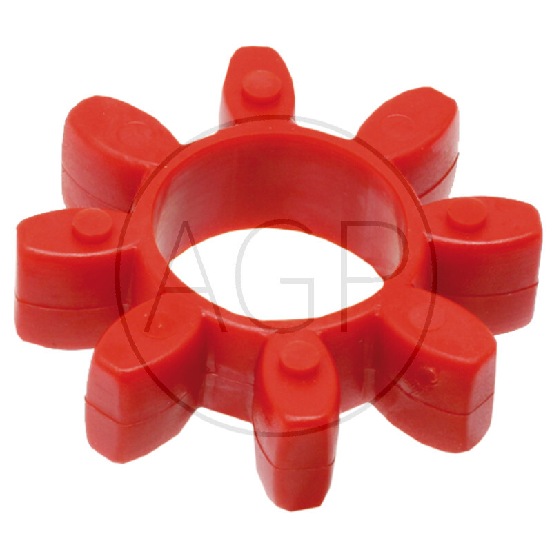 A28/38 hvězdice červená barva 98° Shore