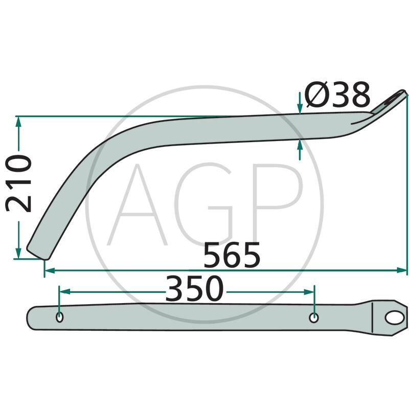 Rameno pera pro Krone, na série KW, KWT