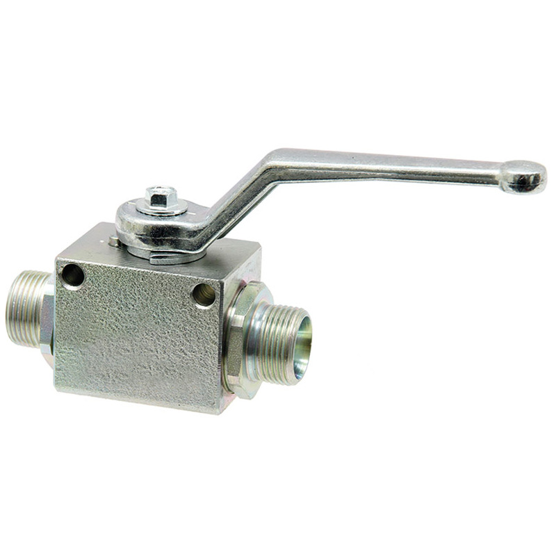 Hydraulický dvoucestný kulový kohout se závitem M22x1,5 o jmenovité šířce DN13