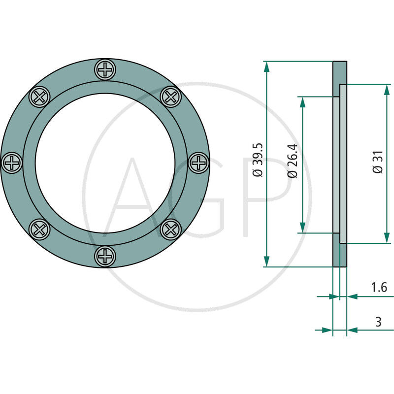 KENNFIXX kroužek purpurový, plus