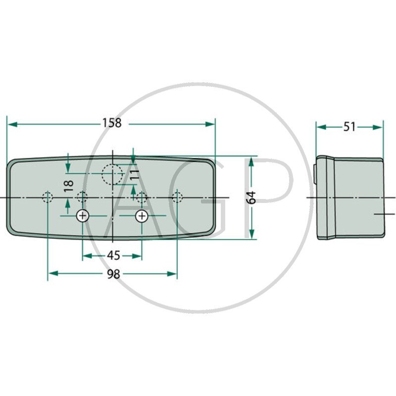 Hella Zadní světlo levé