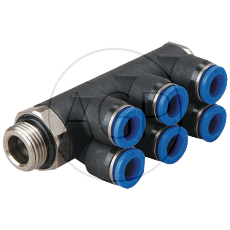 B-YVTEd3-10-1/4-KU Y-rozdělovač-šroubení