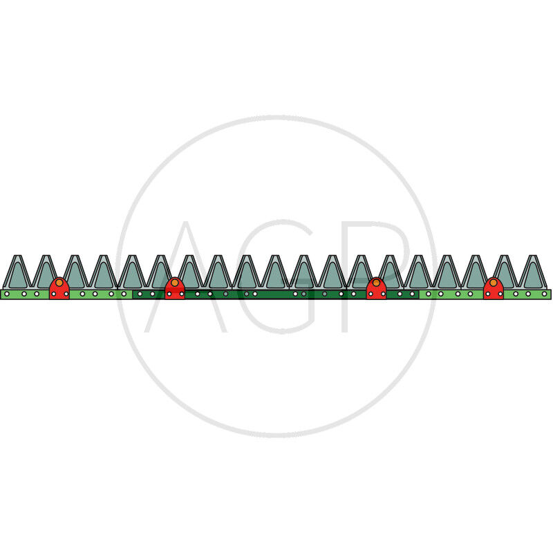 Nůž žací lišty ESM o délce 1020 mm s počtem 20 čepelí, ZT 2+3 / 6+7