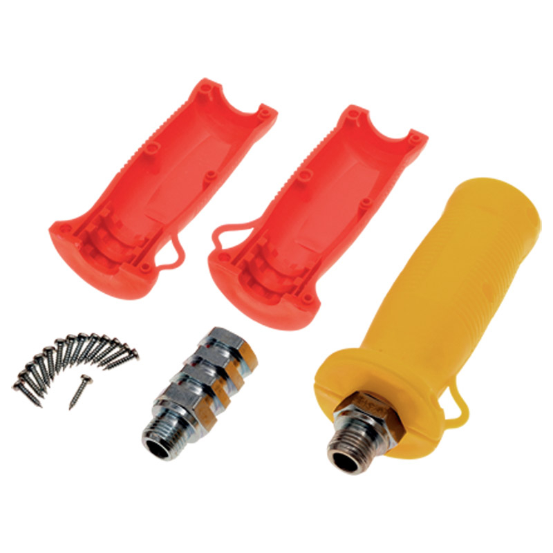 Sada rukojetí pro vzduchové hadice s rychlospojkami M16 mezi stroj a přívěs