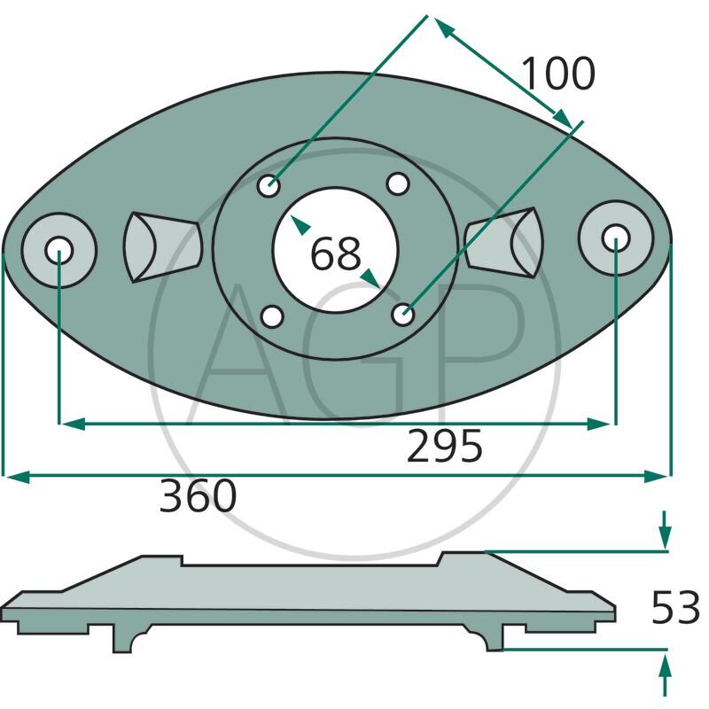 Žací kotouč pro Deutz-Fahr, na typy SM 4.21, 4.28, 5.28, 5.24TC