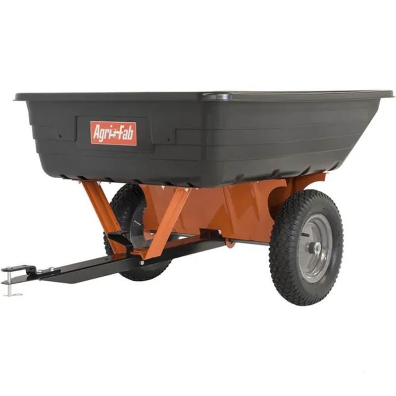 Přívěsný vozík AgriFab za zahradní sekací traktor s nosností 300 kg