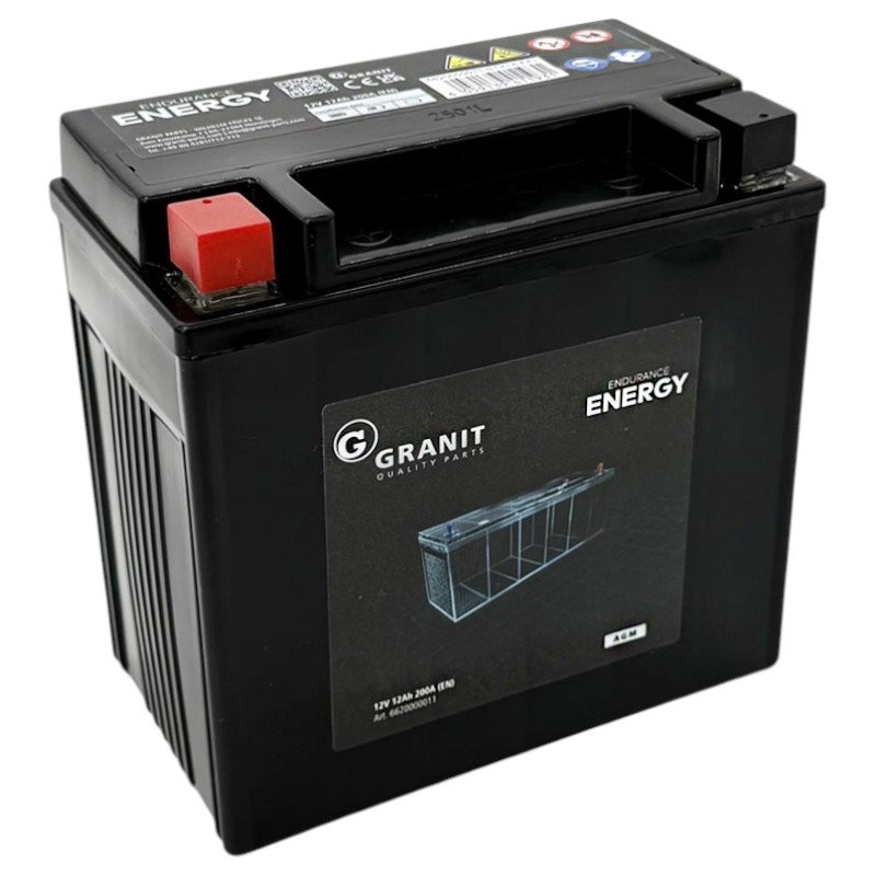 AGM baterie 12 V kapacita 12Ah ENDURANCE ENERGY se startovacím proudem 200 A