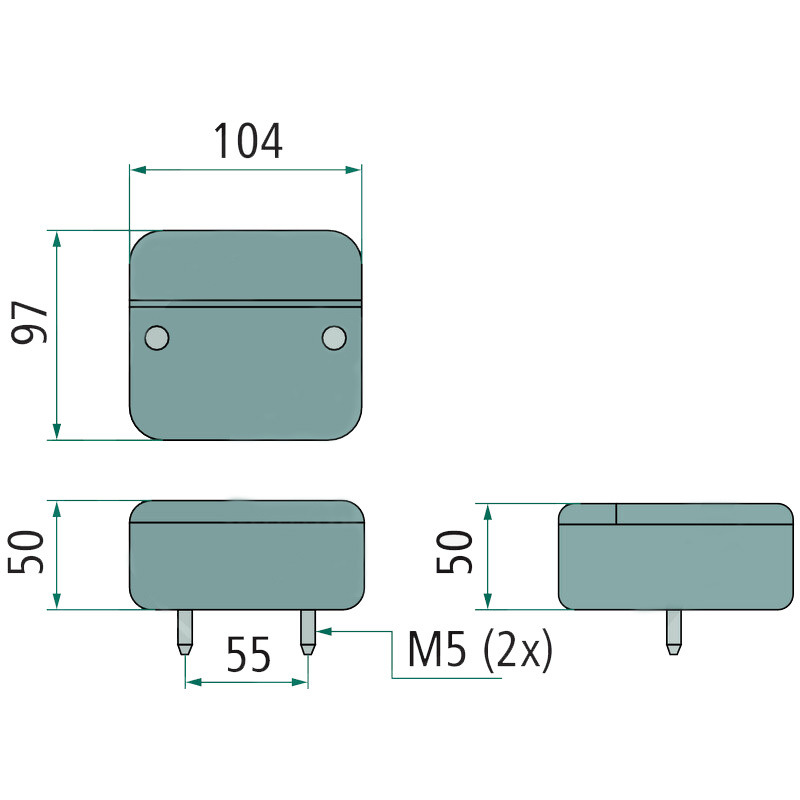 Zadní hranaté světlo pravé 104 x 97 cm s osvětlením koncovým, brzdovým a směrovým.