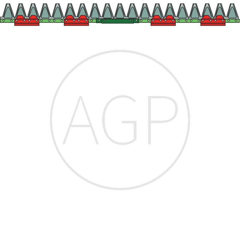 Nůž žací lišty ESM o délce 910 mm s počtem 910 mm s počtem 18 čepelí, FL 1+2 / 6+7