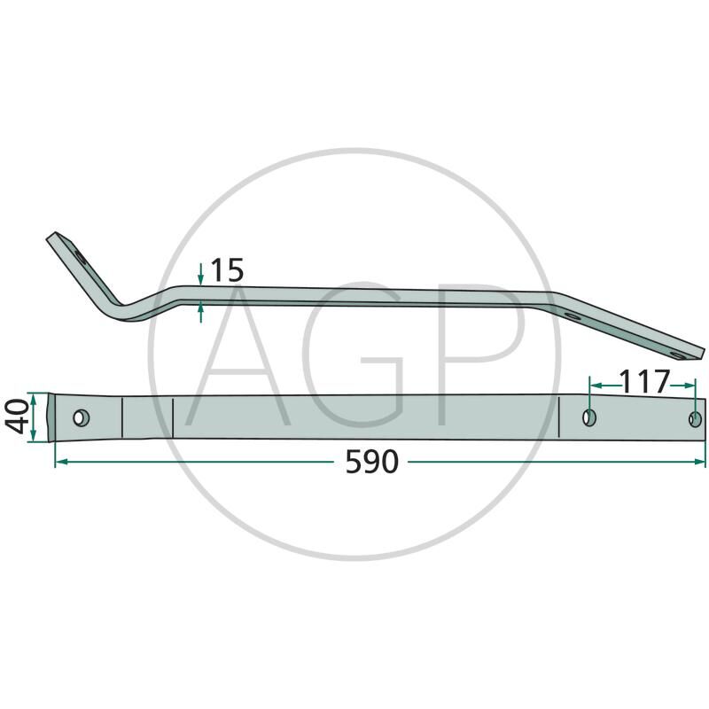 Rameno pera pro Deutz-Fahr, Pöttinger, na série KH, ZK
