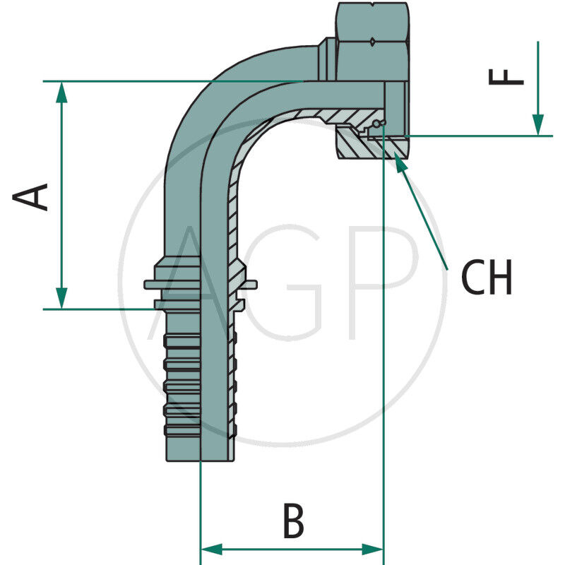 PN 20 DKOS M30x2 90° DS