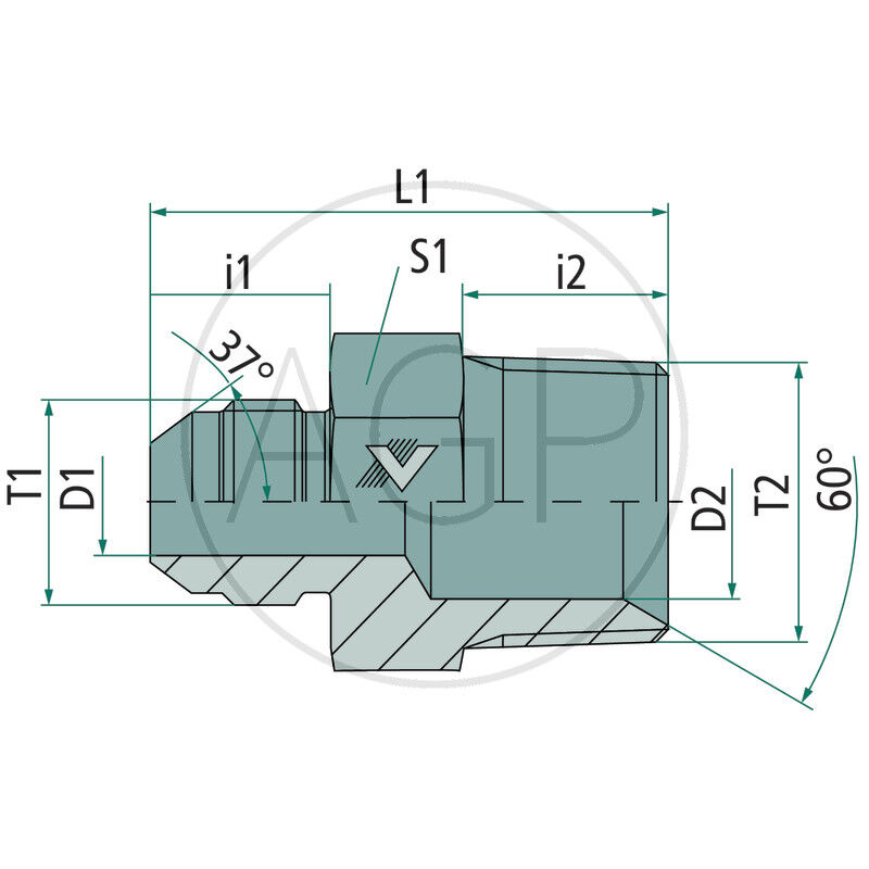 GA-AGJ 1.5/16 - BSPT 1 VA