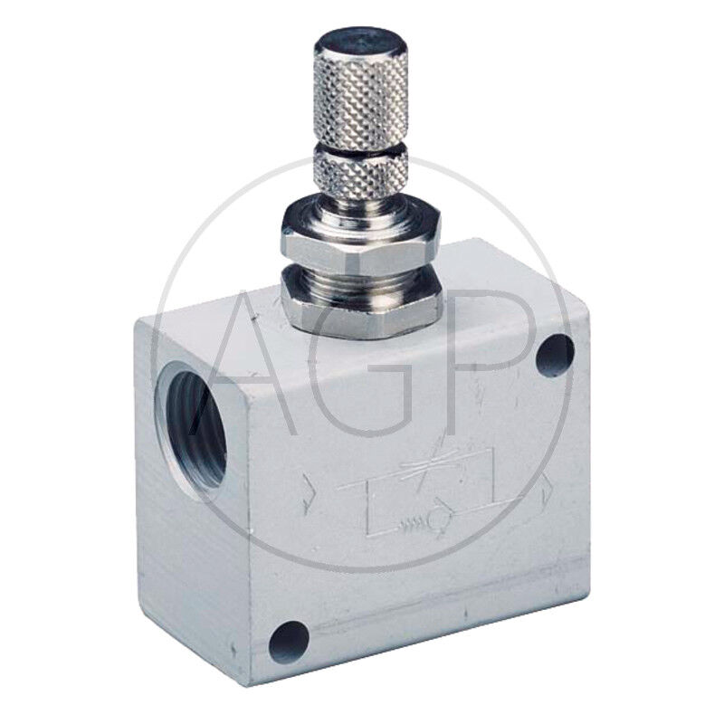 L-DRVP-3/8-AL Precizní regulační zpětný ventil