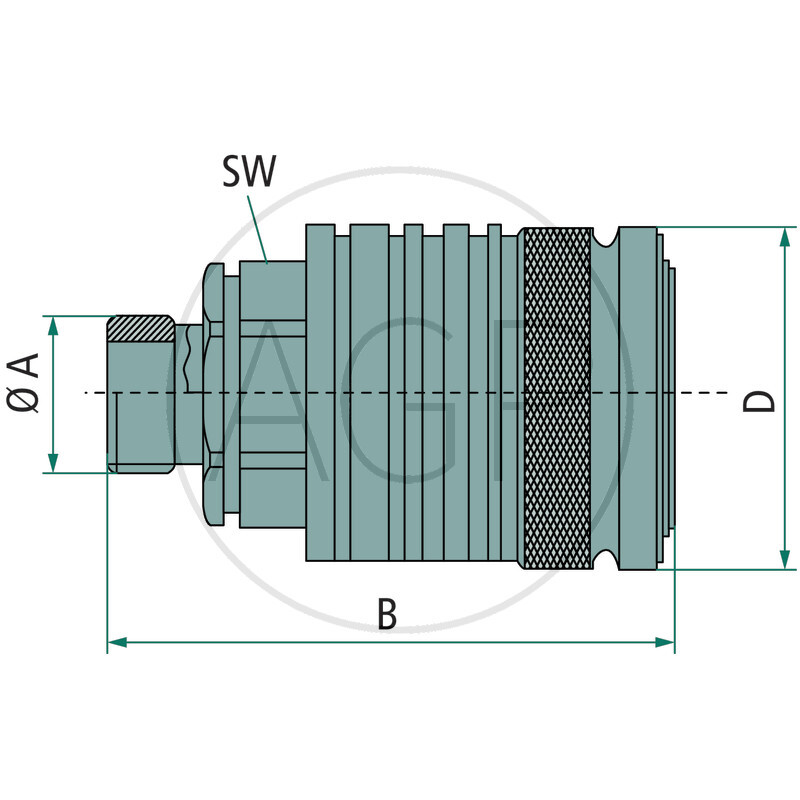 Faster samice 15L Schott DN 12 75 L