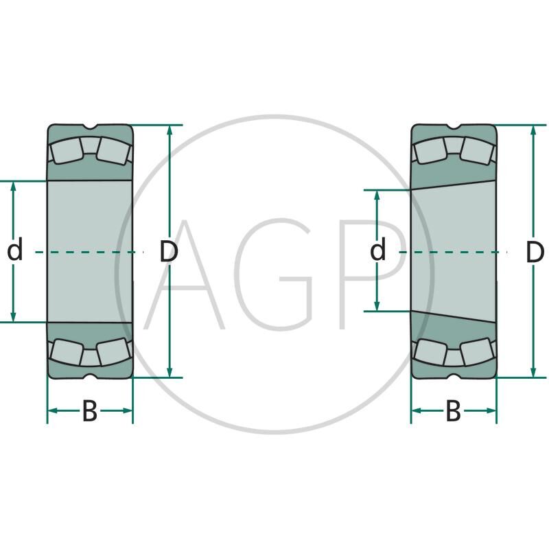 Naklápěcí válečková ložiska