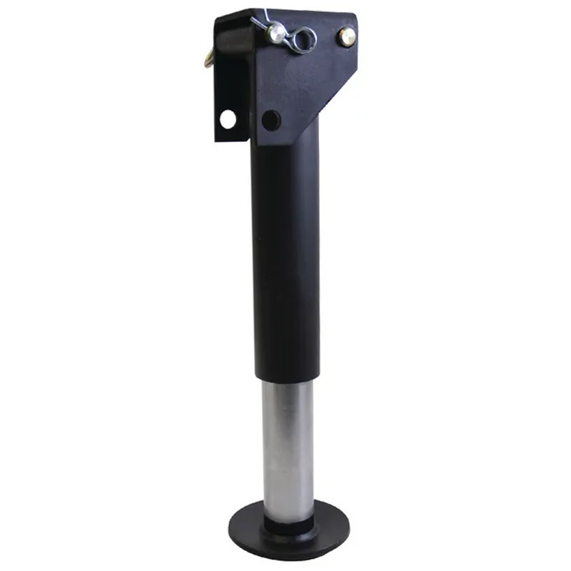 Hydraulická opěrná noha jednočinná na vlek s vratnou pružinou včetně držáku o průměru pístní tyče 65 mm