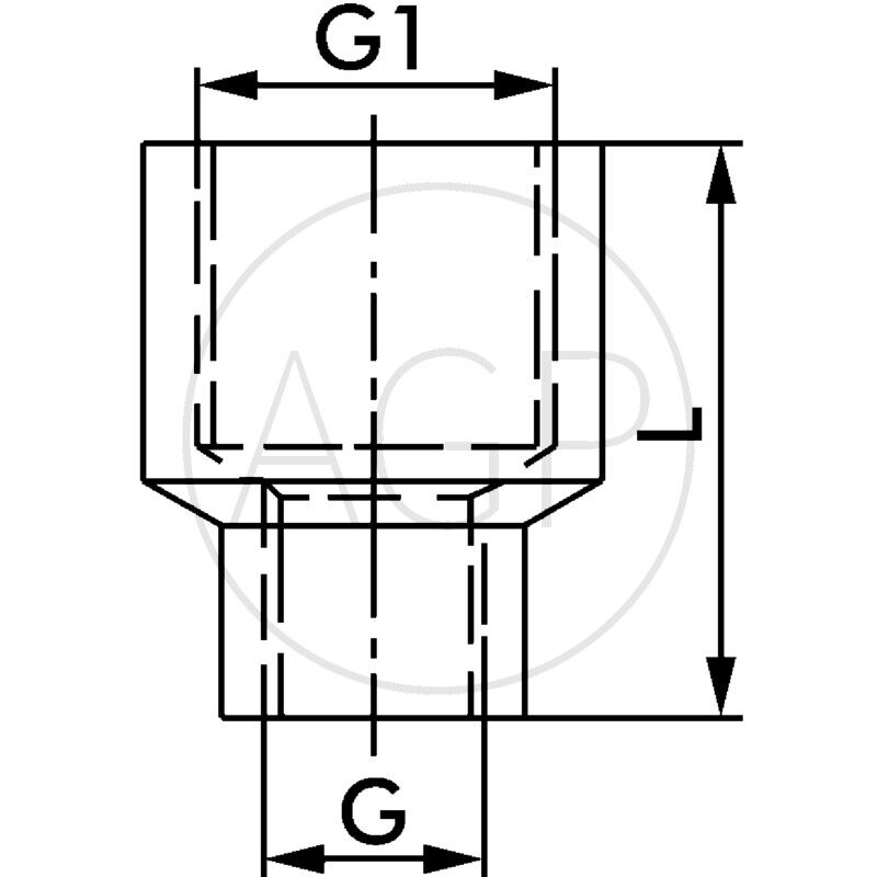 F-Mr-1-3/4-VA nátrubek G3/4