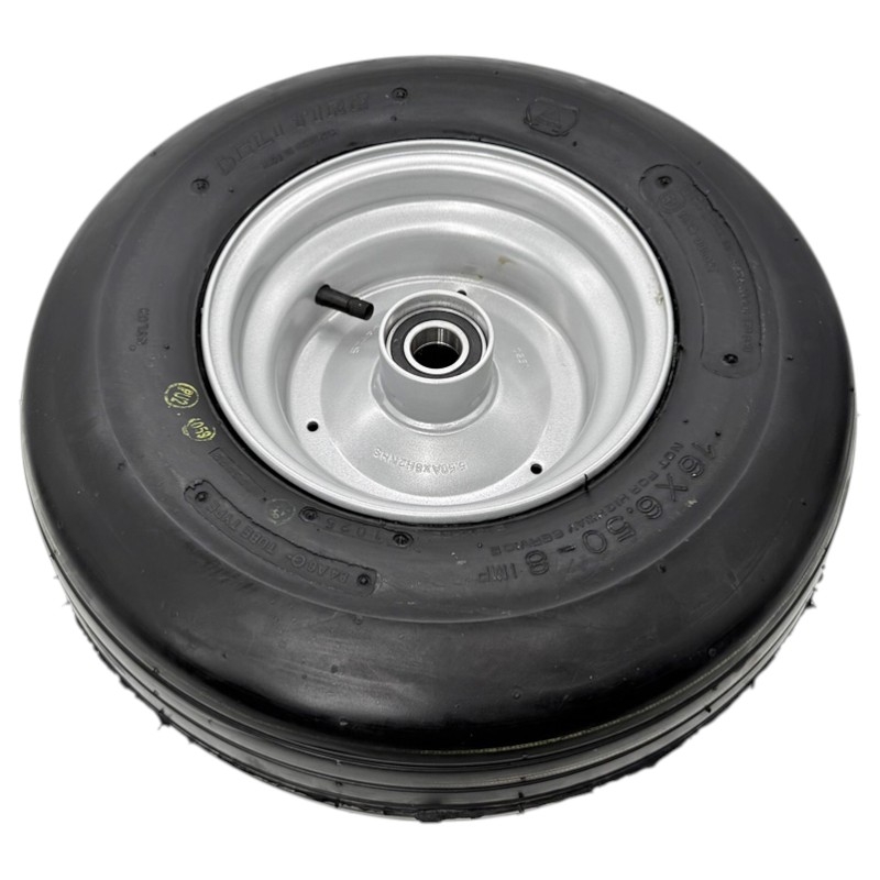 Kompletní kolo 16x6.50-8 10PR pro pícninářské stroje s ložiskem 25 mm
