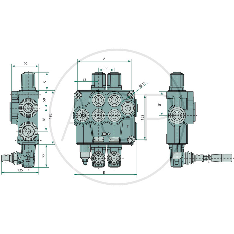 Ventil 4P120 1A (4x) GKZ1 - 11