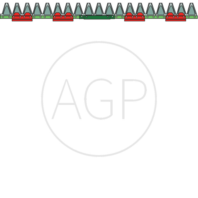 Nůž žací lišty ESM o délce 1370 mm s počtem 27 čepelí, FL 2+3 / 6+7 / 10+11