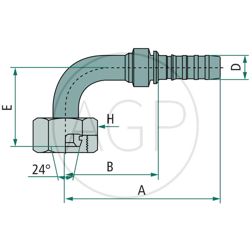 PNB 20 DKOS M30x2,0 (20S)90°