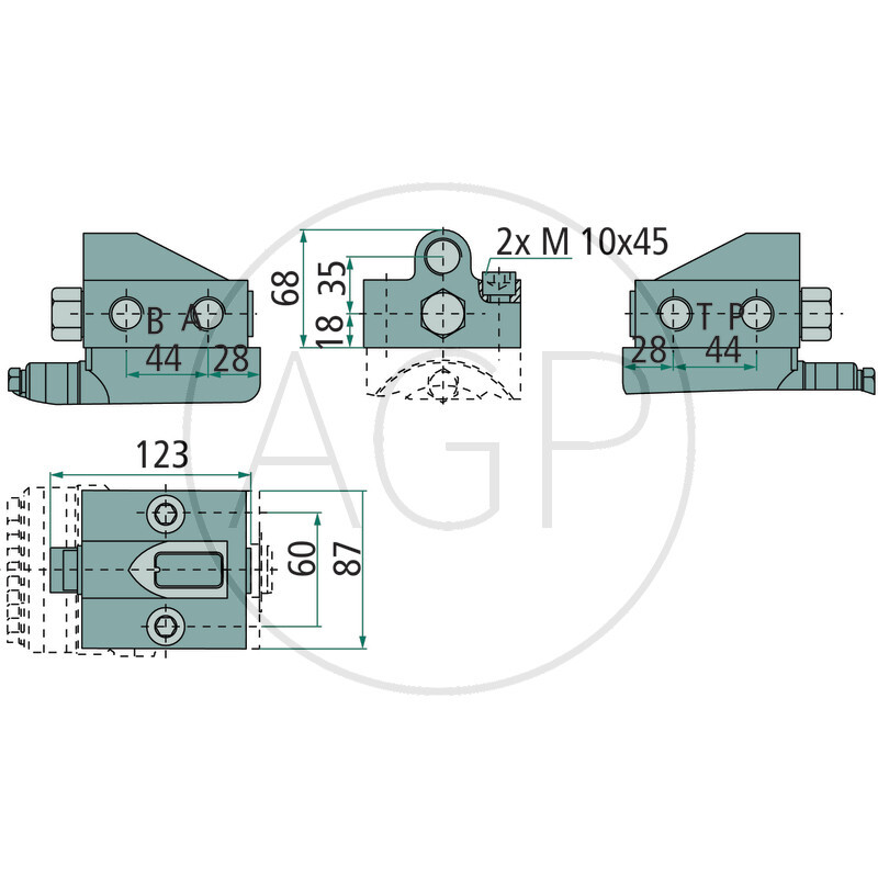 Ventil 80 L/m 7,0 bar Přírubová montáž
