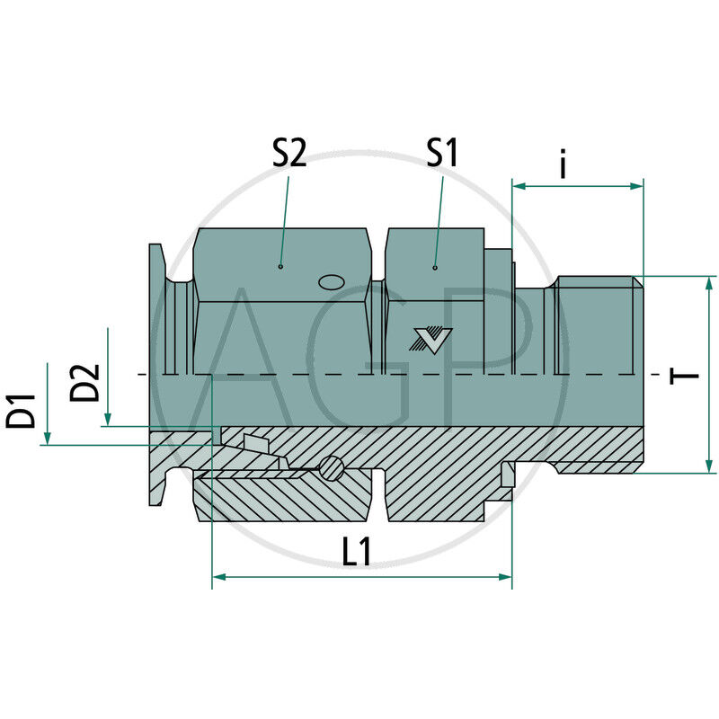 EGVD 8 S- R 1/4 WD VA