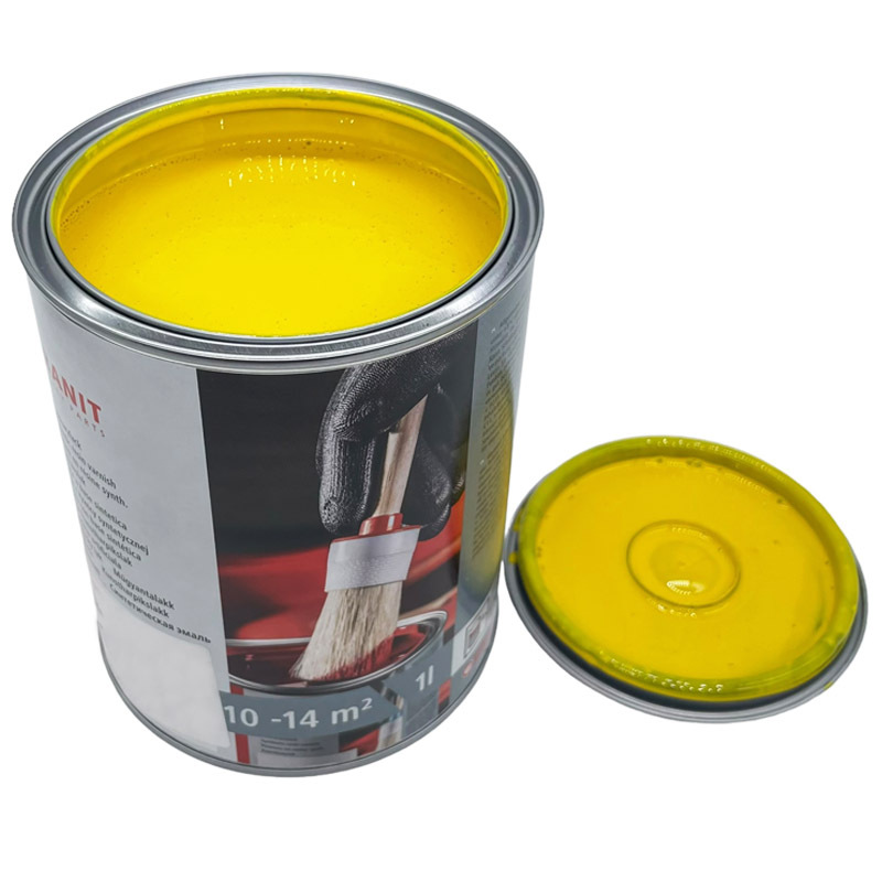 Žlutá barva Wacker Neuson pro stavební stroje v balení 1 l