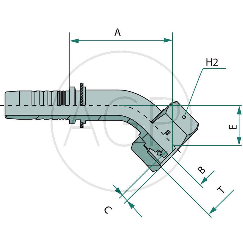 PN 06 DKOS M16x1.5 45° (8S)