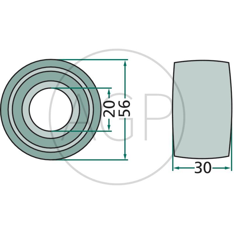 Váleček pístu pro Welger, na typy AP 45
