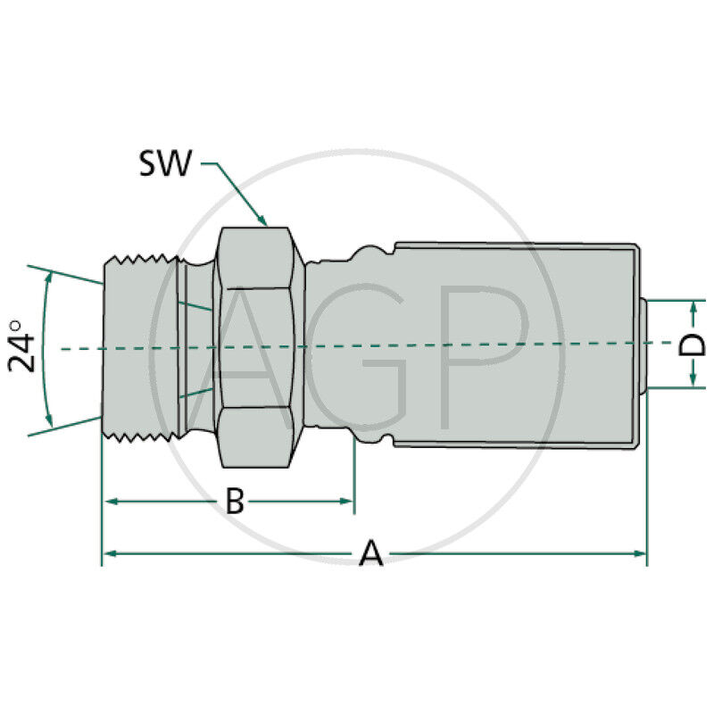 PNE 06 AGL M14x1.5 (8L)