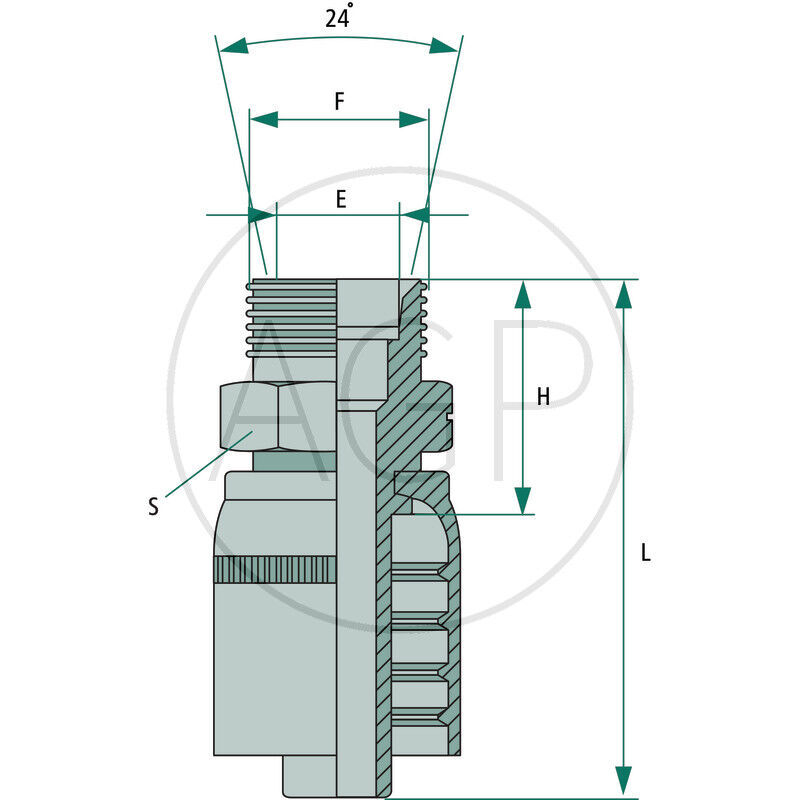 PNE 16 AGL M30x2.0 (22L)