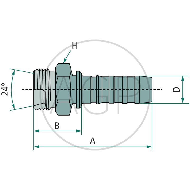 4 SW DN 10 - 3/8 SAE 100-R15