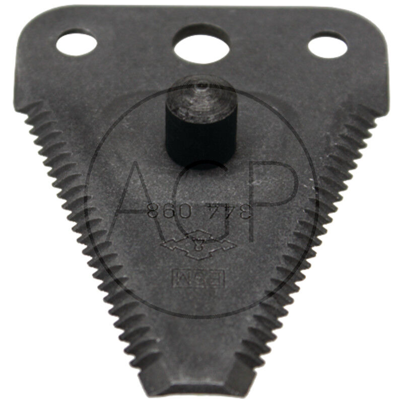 Jednoduchá čepel počet děr 3, délka 81 mm, šířka 62 mm, otvor 6,5 / 9,5 mm