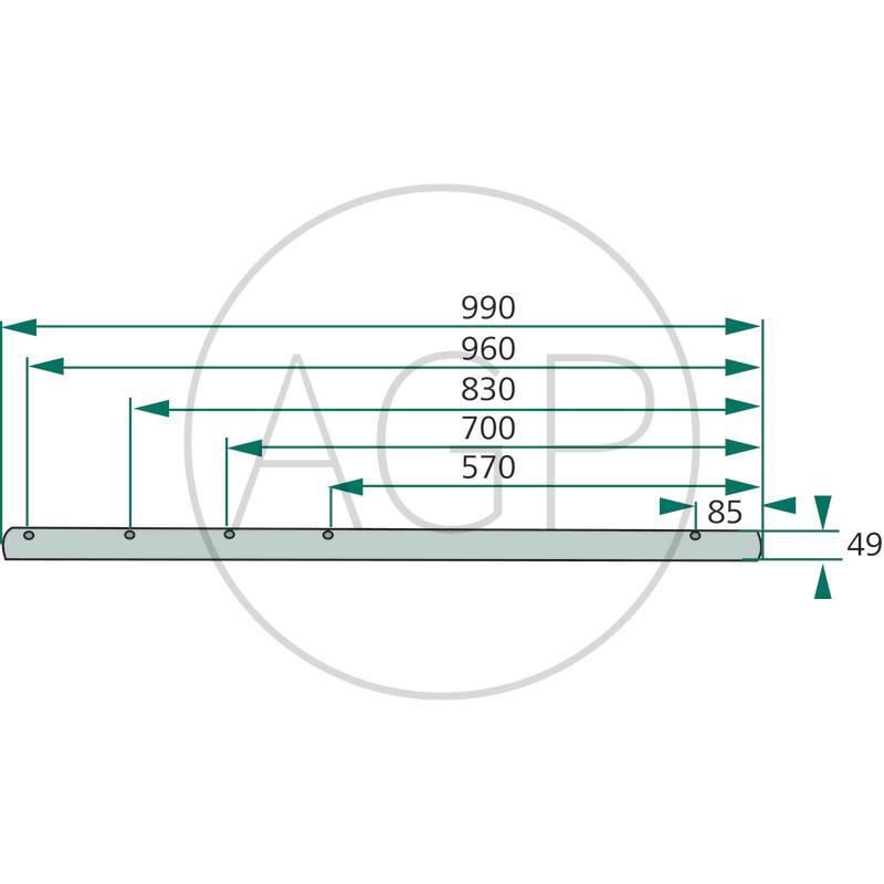 Rameno pera pro Krone, na série KS