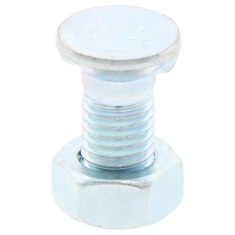 Pluhový šroub M14x35 – pevnost 10.9 | kulatá hlava se 2 nosy