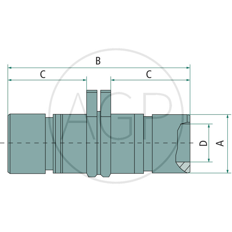 WEO-Dvojitá vsuvka 1 (30 mm) / 1 (30 mm)