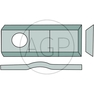 Nože do rotační sekačky ŽTR v balení 25ks , PZ-Zweegers, Agrostroj, Kverneland o rozměru 105 x 46 x 3 mm