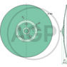 Výsevní disk 380 x 3 mm vhodný pro Pöttinger, Terrasem