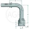 PN 06 DKJ 9/16 90° SL=55,5